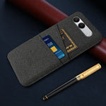 For OnePlus Nord 4 Case Cloth + Hard PC Phone Cover with Dual Card Slots