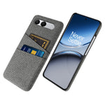 For OnePlus Nord 4 Case Cloth + Hard PC Phone Cover with Dual Card Slots