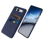 For OnePlus Nord 4 Case Cloth + Hard PC Phone Cover with Dual Card Slots