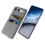 For OnePlus Nord 4 Case Cloth + Hard PC Phone Cover with Dual Card Slots