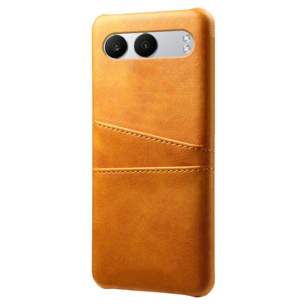Til OnePlus Nord 4-etui Dobbeltkortpladser PU-læder + hårdt pc-telefoncover