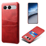 Til OnePlus Nord 4-etui Dobbeltkortpladser PU-læder + hårdt pc-telefoncover