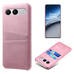 Til OnePlus Nord 4-etui Dobbeltkortpladser PU-læder + hårdt pc-telefoncover
