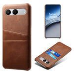 Til OnePlus Nord 4-etui Dobbeltkortpladser PU-læder + hårdt pc-telefoncover