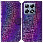 For Xiaomi 14T Pro Stand Case Dazzling Flower Leather Phone Cover
