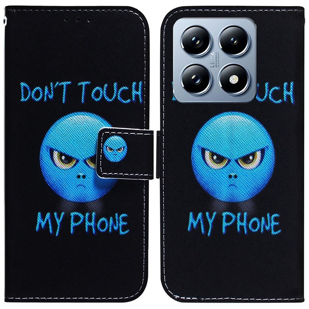 For Xiaomi 14T Pro Wallet Case Pattern Print Leather Phone Cover