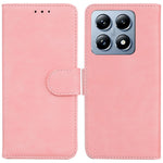 For Xiaomi 14T Pro Case Solid Color Leather Wallet Phone Cover