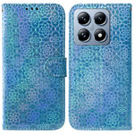 For Xiaomi 14T Stand Case Dazzling Flower Leather Phone Cover
