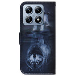 For Xiaomi 14T Wallet Case Pattern Print Leather Phone Cover