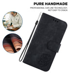 For Xiaomi 14T Wallet Case Tiger Imprint Leather Shockproof Phone Cover