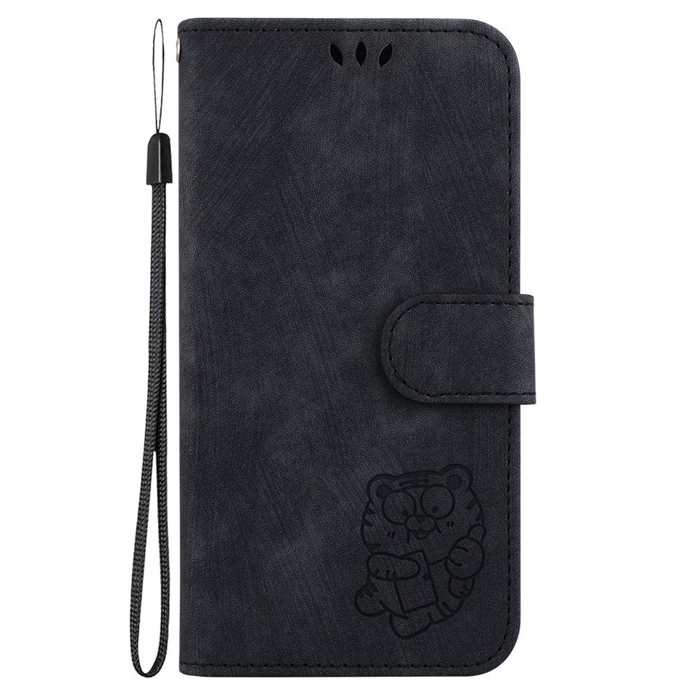 For Xiaomi 14T Wallet Case Tiger Imprint Leather Shockproof Phone Cover