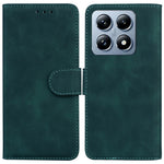 For Xiaomi 14T Case Solid Color Leather Wallet Phone Cover