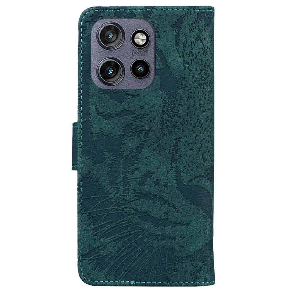 For Motorola Edge 60 Neo 5G / Edge 50 Neo 5G / Moto S50 5G / ThinkPhone 25 5G Case Tiger Imprint Leather Wallet Phone Cover