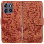 For Motorola Edge 60 Neo 5G / Edge 50 Neo 5G / Moto S50 5G / ThinkPhone 25 5G Case Tiger Imprint Leather Wallet Phone Cover