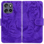 For Motorola Edge 60 Neo 5G / Edge 50 Neo 5G / Moto S50 5G / ThinkPhone 25 5G Case Tiger Imprint Leather Wallet Phone Cover