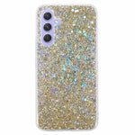 Til Samsung Galaxy S24 FE cover Stødsikker blød TPU telefoncover Glitrende design
