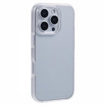 Til iPhone 16 Pro Cover TPU-ramme Klart akrylbagpanel telefoncover med PET-film