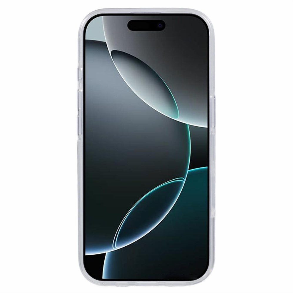 Til iPhone 16 Pro Cover TPU-ramme Klart akrylbagpanel telefoncover med PET-film