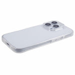 Til iPhone 16 Pro Cover TPU-ramme Klart akrylbagpanel telefoncover med PET-film