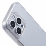 Til iPhone 16 Pro Cover TPU-ramme Klart akrylbagpanel telefoncover med PET-film