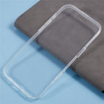For iPhone 16 Plus Case TPU Frame Clear Acrylic Back Phone Cover with PET Film