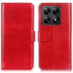 For Xiaomi 14T Pro Case Crazy Horse Texture PU Leather Phone Stand Cover