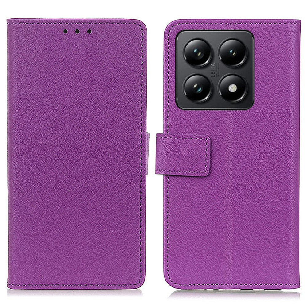 For Xiaomi 14T Case PU Leather Stand Wallet Phone Cover