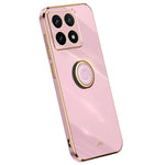 XINLI For Xiaomi 14T Pro Case Ring Kickstand Electroplating TPU Phone Cover