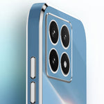 XINLI For Xiaomi 14T Pro Case TPU Phone Cover with Electroplating Frame