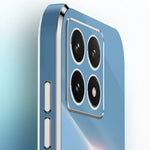 XINLI For Xiaomi 14T Case TPU Phone Cover with Electroplating Frame