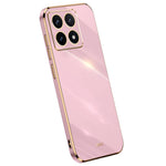 XINLI For Xiaomi 14T Case TPU Phone Cover with Electroplating Frame