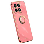 XINLI For Xiaomi 14T Case Ring Kickstand Electroplating TPU Phone Cover