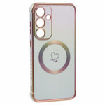 For Samsung Galaxy S24+ Magnetic Case TPU Gradient Electroplated Phone Cover