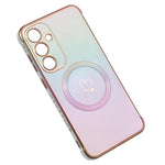 For Samsung Galaxy S24+ Magnetic Case TPU Gradient Electroplated Phone Cover
