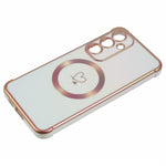 For Samsung Galaxy S24+ Magnetic Case TPU Gradient Electroplated Phone Cover