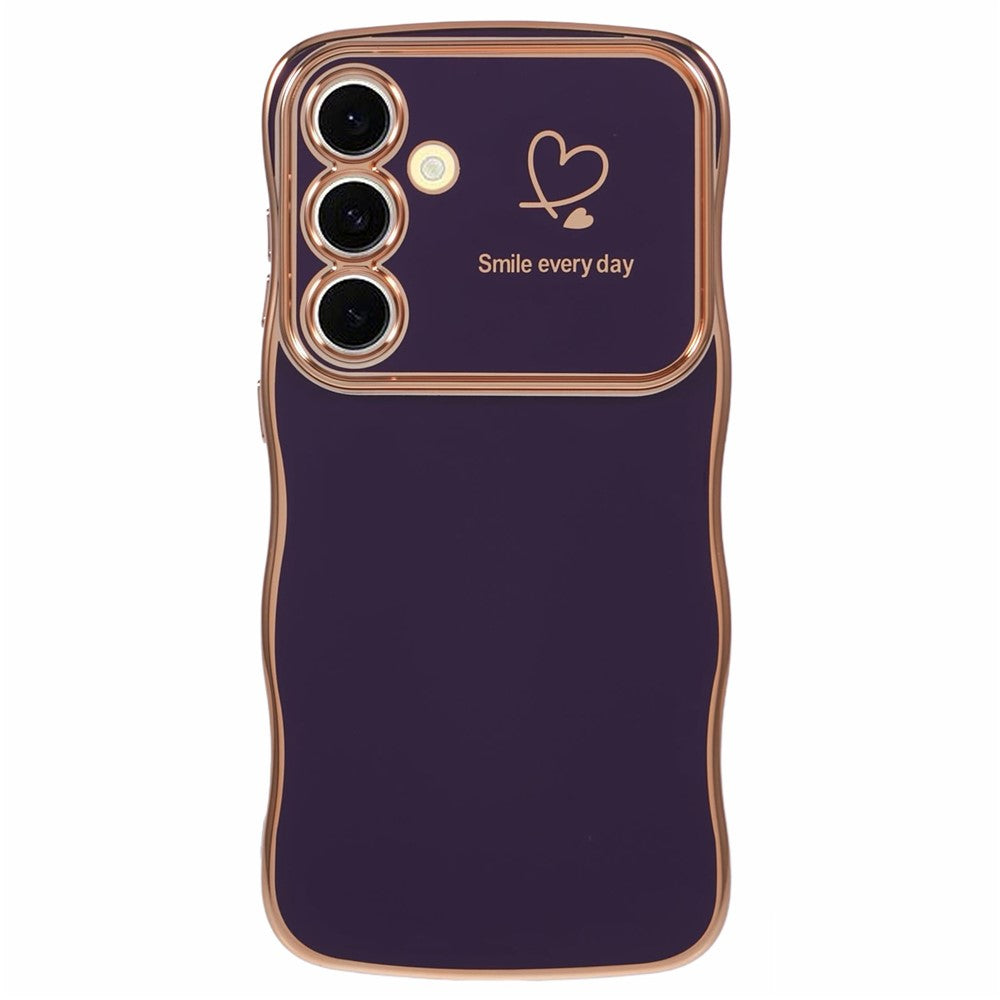 Til Samsung Galaxy A54 5G cover Love Hearts TPU Telefoncover Krøllet bølgekant Stor rude