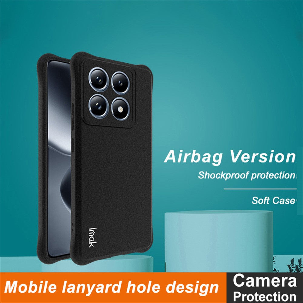 IMAK For Xiaomi 14T Pro Case TPU Phone Cover Airbag Shockproof Protection