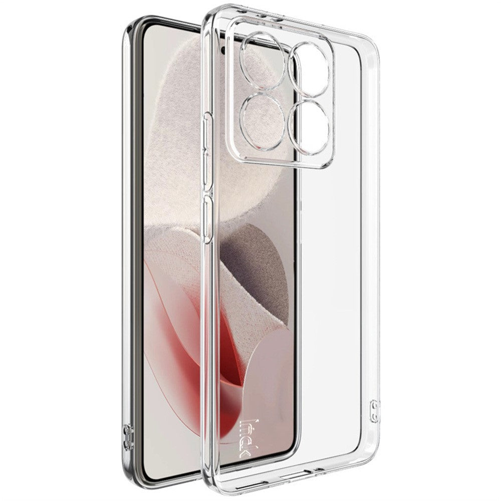 IMAK UX-5-serien för Xiaomi 14T-skal transparent TPU ultratunt mobilskal