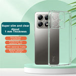 IMAK UX-5 Series For Xiaomi 14T Case Transparent TPU Ultra Slim Phone Cover