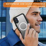 REDPEPPER D-UP Series For iPhone 16 Plus Case IP68 Waterproof Clear Back Panel Phone Cover Compatible with MagSafe