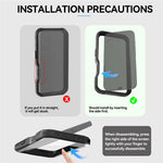 REDPEPPER D-UP Series For iPhone 16 Plus Case IP68 Waterproof Clear Back Panel Phone Cover Compatible with MagSafe
