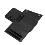 For Samsung Galaxy S24 FE Case Card Slots Kickstand Leather + TPU Phone Cover