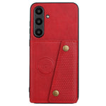 For Samsung Galaxy S24 FE Case Card Slots Kickstand Leather + TPU Phone Cover