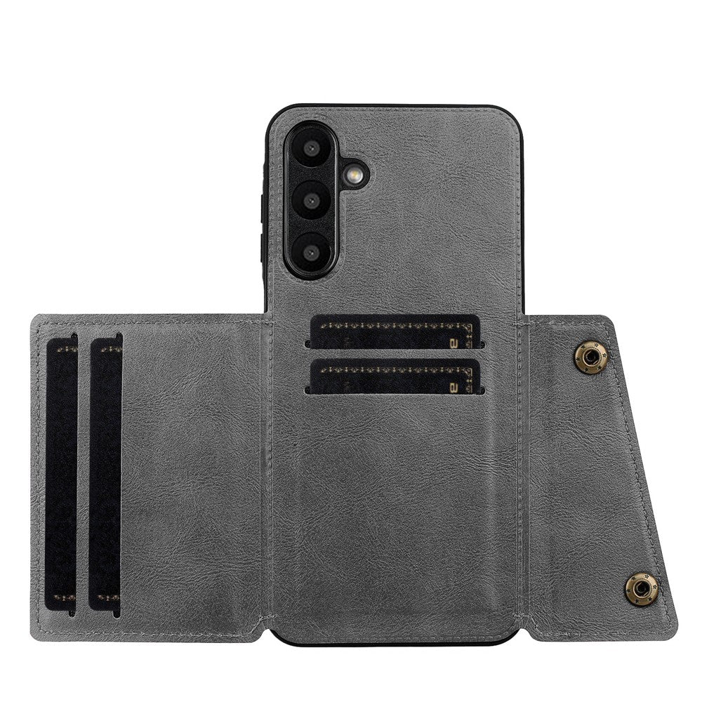 Til Samsung Galaxy A16 5G / A16 4G Etui Kortpladser Støttefod Læder + TPU Telefoncover
