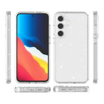 Til Samsung Galaxy S24 FE Etui TPU+PC Glimmer Gennemsigtigt Telefoncover