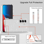 Til Samsung Galaxy S24 FE Etui TPU+PC Glimmer Gennemsigtigt Telefoncover