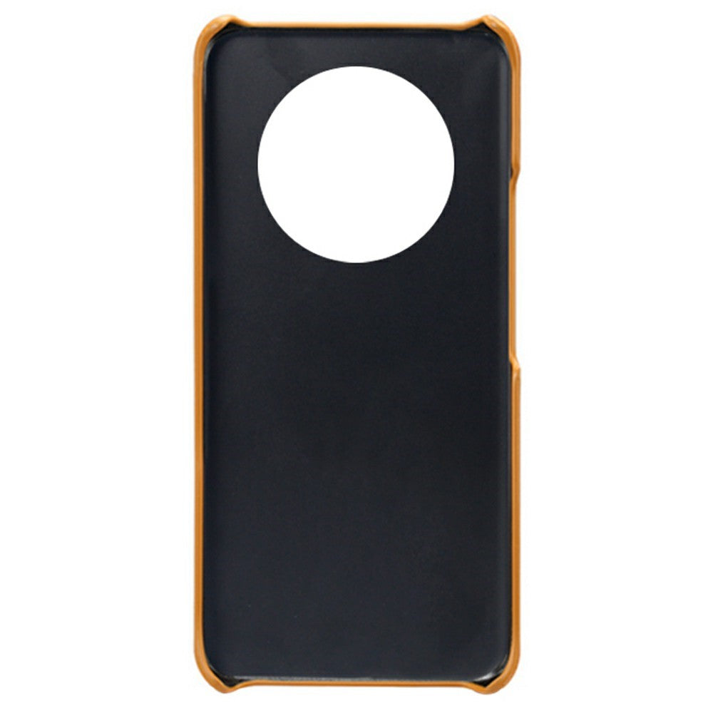 For Huawei Mate 50 4G Anti-scratch PU Leather+PC Hard Case Dual Card Slots Protective Phone Cover