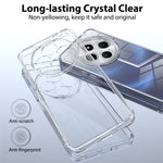 For Xiaomi Redmi 17C 4G / Poco C75 5G / Poco C75 4G / Redmi 14R 5G / 14C 4G Clear Phone Case TPU+Acrylic Shockproof Phone Back Cover