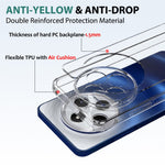 For Xiaomi Redmi 17C 4G / Poco C75 5G / Poco C75 4G / Redmi 14R 5G / 14C 4G Clear Phone Case TPU+Acrylic Shockproof Phone Back Cover