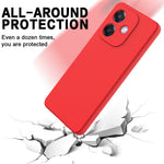 For Oppo A3x 5G / A40 4G Case Liquid Silicone Anti-Scratch Phone Cover with Hand Strap